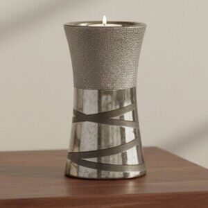 BOWRING Candle Holder Silver Home Accent Decor Accessories